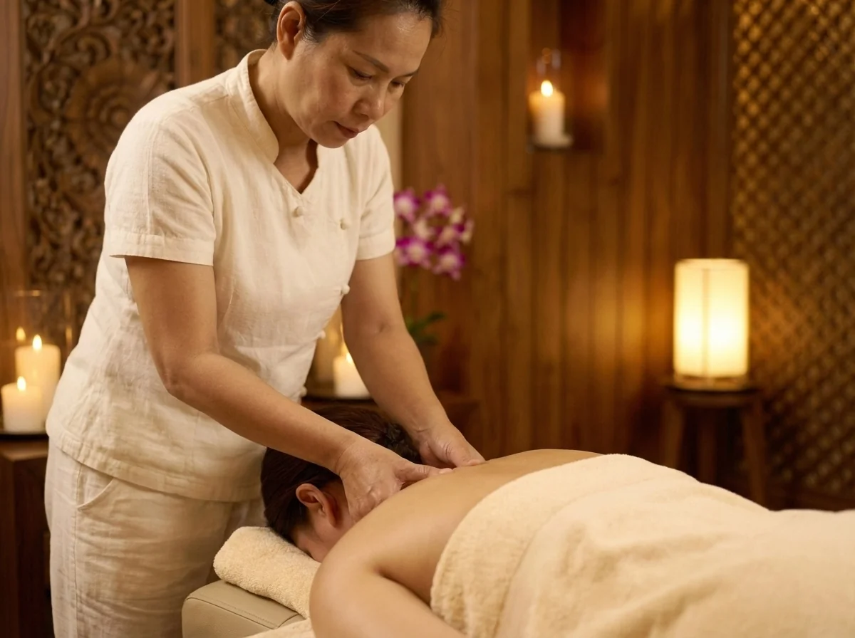 Head, back, neck and shoulder massage at Thai Haven London