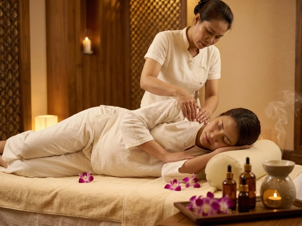 Pregnancy massage — gentle prenatal treatment at Thai Haven London